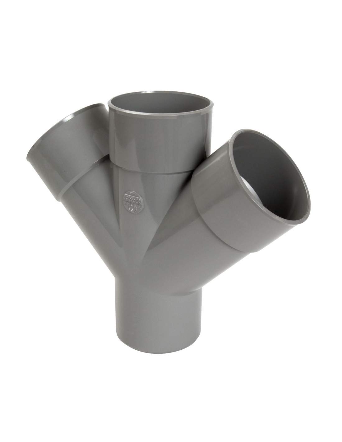 Croix PVC 45 degré MF 100 pour éviter les bouchons dans les canalisations