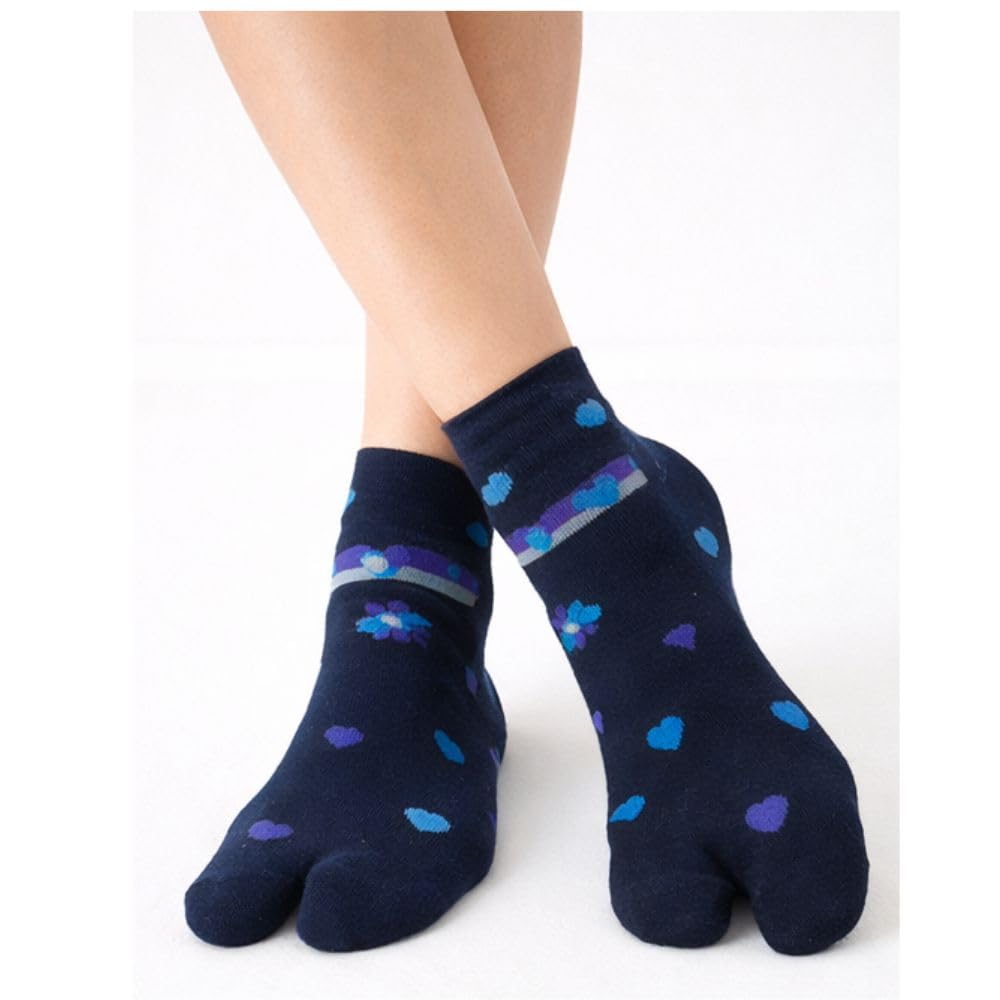 New Thumb Socks for Women's Girls Ankle Length Soft Cotton Multicolored Combo Pack of 5 (New Thumb socks) 2
