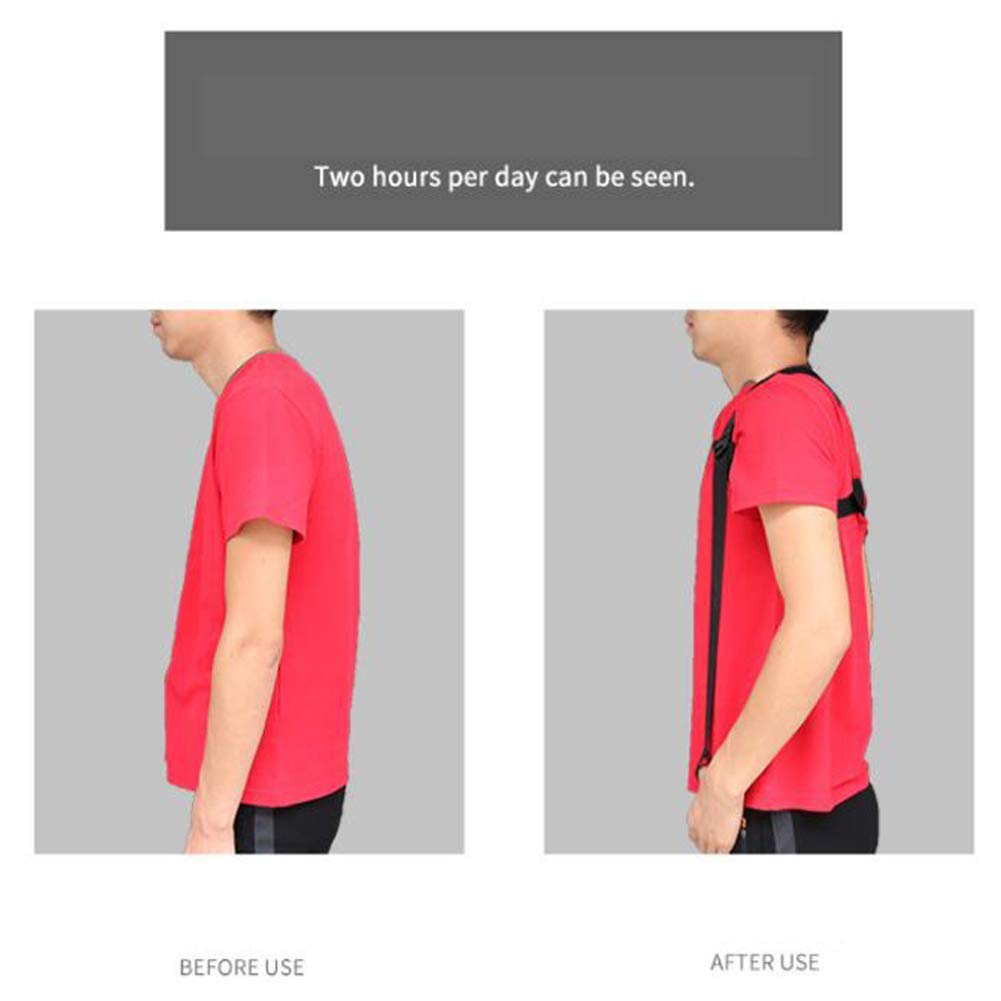 Corrector de Postura para la Espalda, Faja correctora de Postura Ajustable para Mejorar la Mala Postura, Faja para cifosis torácica para Hombres y Mujeres.