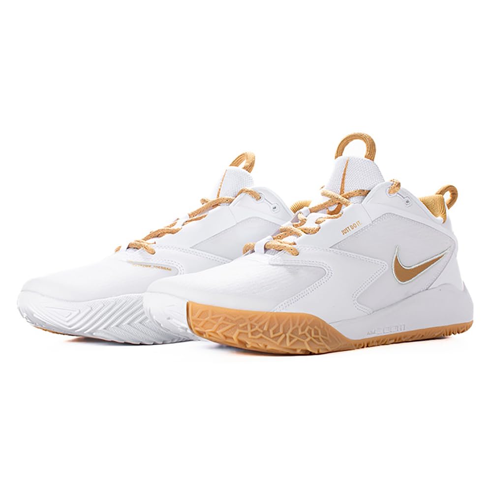 Nike HyperAce 3 Zapatillas de Voleibol (FQ7074-105, Blanco/Photon Dust/M)