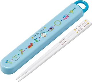 スケーター(Skater) 箸 箸箱 セット 子供用 お弁当 16.5cm 日本製 食洗機対応 スライド式 サンリオ I'm Doraemon ドラえもん ギンガム ABS2AMAG-A