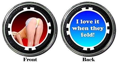 Card Guard - I Love it When They fold Protector Holdem Poker Chip/Card Cover