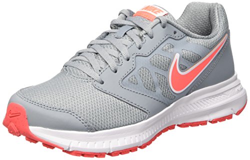 Nike Womens Downshifter 6 Dove Grey/Hot Lava/White Running Shoe 9 Women US