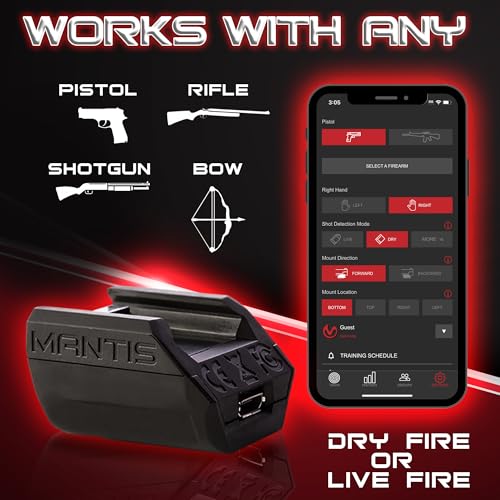 Image of Mantis X10 Elite Shooting Performance System |Dry Fire Training System | Works with 9mm & Any Other Firearm | Score & Analyze Every Shot with Free App | Shooting Practice at Home