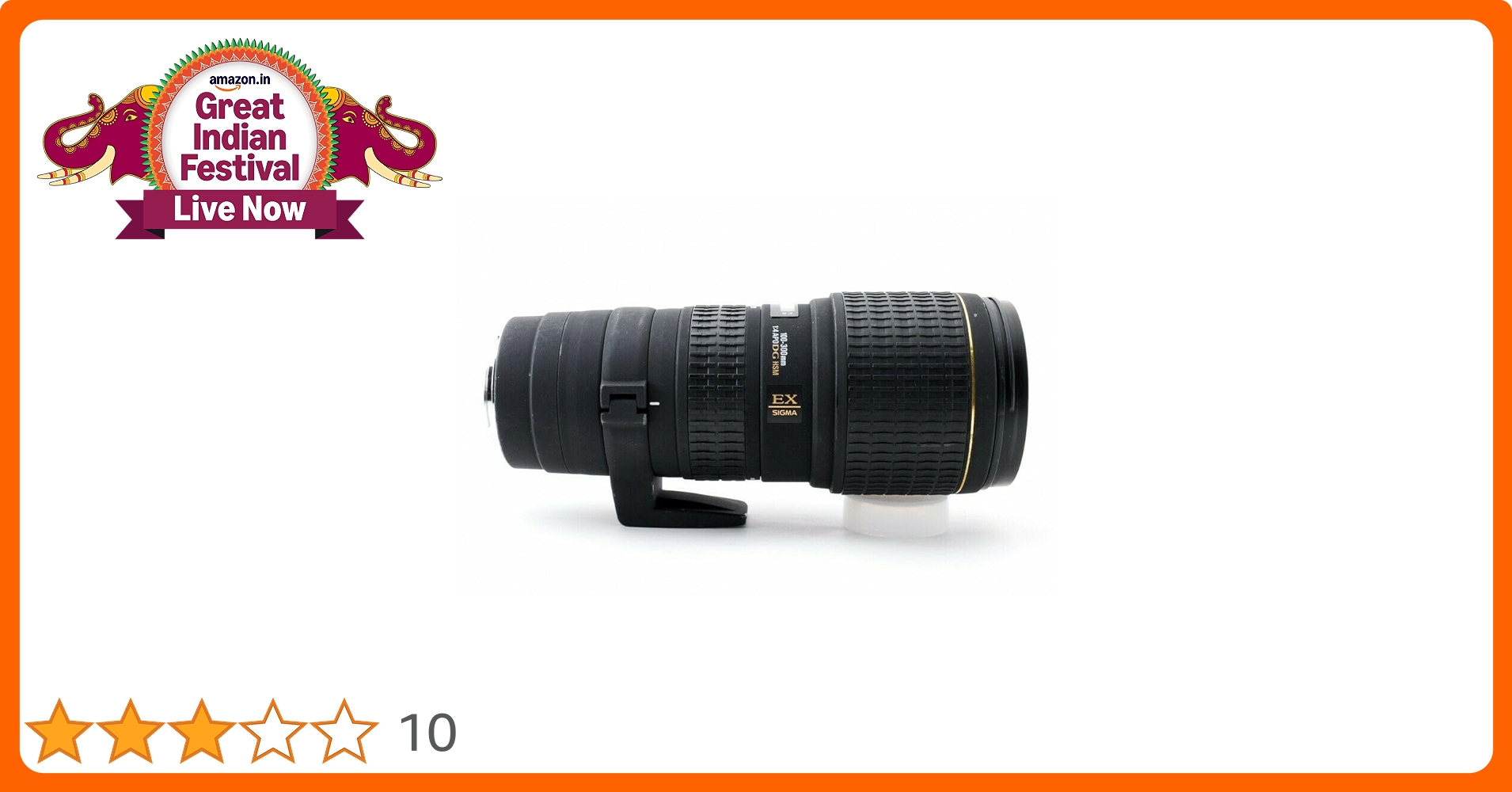 Buy Sigma 100-300mm F/4 APO EX DG CAF Telephoto Zoom Lens
