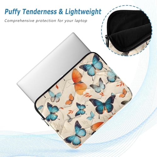 Funda para portátil 13-14 pulgadas con diseño de mariposas miniatura 5