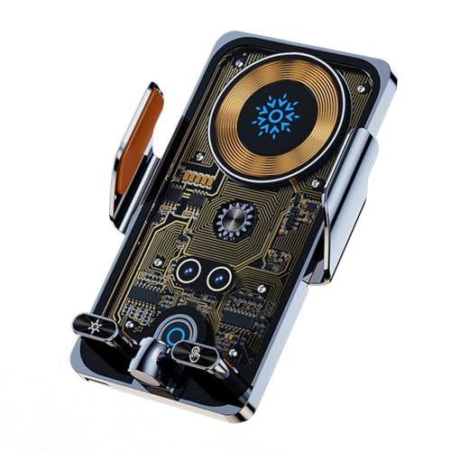 EXCBIOZ Upgrades Fast Wireless Car Charges Mount 15W Quick Charges Auto Clamping Phone Holders Sensing 66W Car Phone Charges