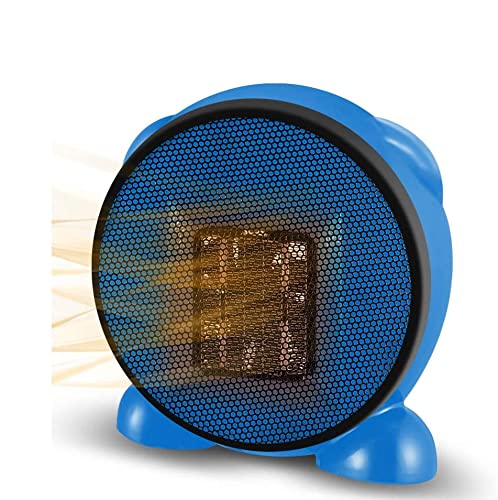 Amazon.com: Space Heater, Fan Heater, 500W Personal Mini Space Heater  Portable Electric Heaters Fan for Home u0026 Office， Indoor Use with Ceramic  Heating Element u0026 Overheat Protection u0026 Tip-Over Protection (Blue) :