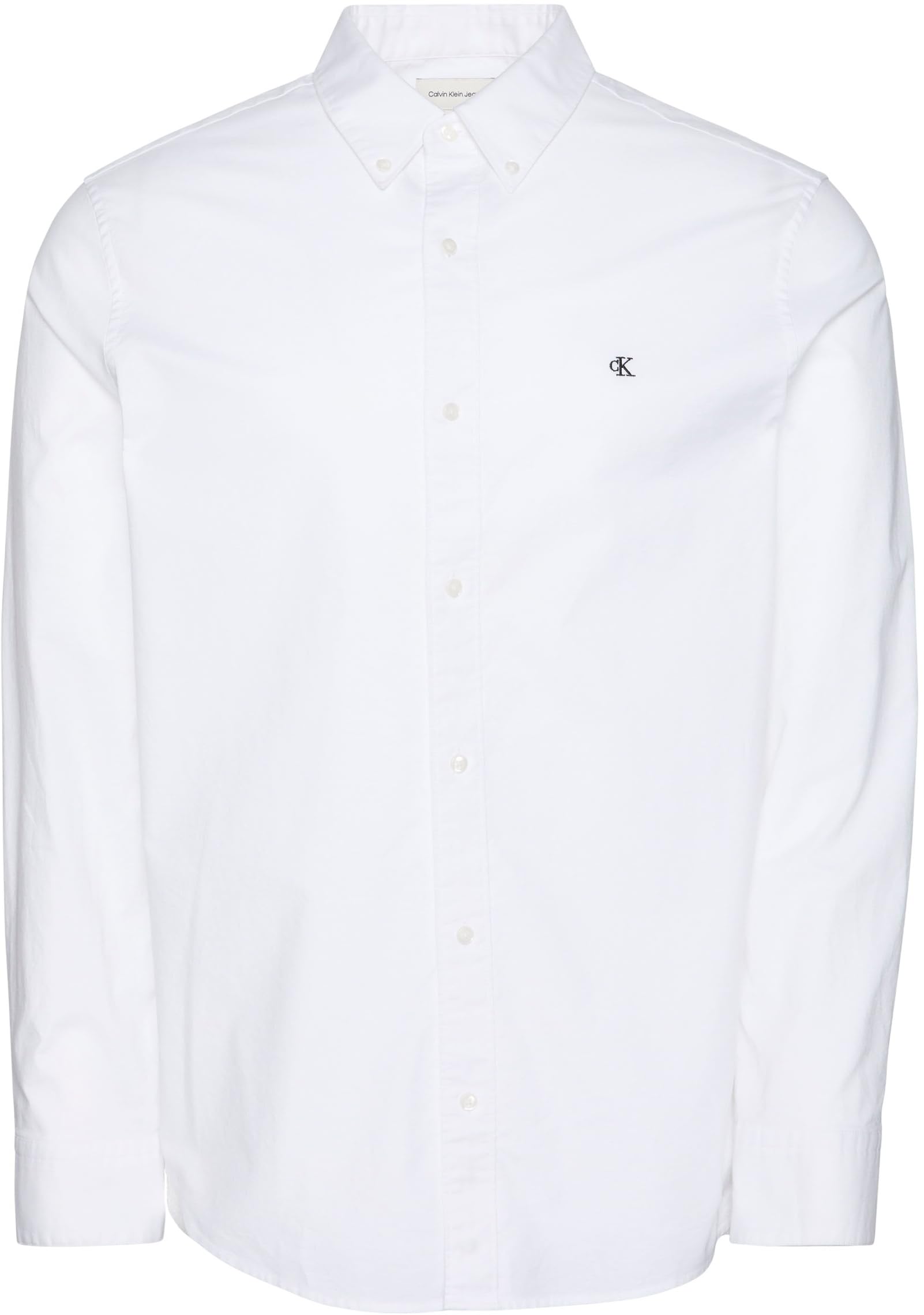 Calvin Klein Uomo Camicia Solid Oxford Classic Shirt Camicia Casual