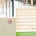 Hinweis-Aufkleber Hunde koten verboten I rund Ø 10 cm I Garten-Schild Verbotsaufkleber keine Hunde-Toilette Hundeklo I wetterfest I hin572