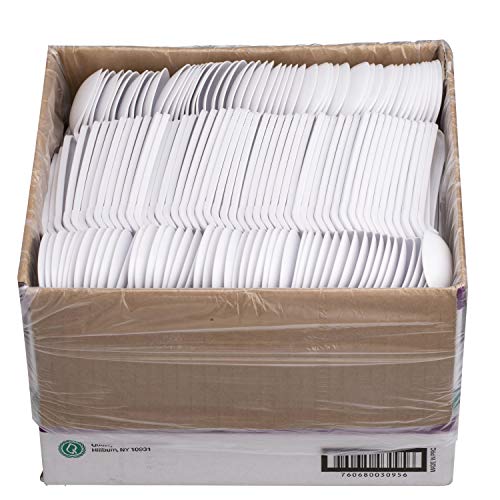 Plastic Soup Spoons Heavy Duty - Pack Of 500 Disposable Spoons Plastic Utensils - Plastic Cutlery For Parties And Events Pack #TOP2