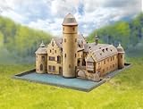 Relación de Escala: 1: 160 Aue-Verlag 40 x 30 x 23 cm, Kit de Modelo Castillo de Mespelbrunn