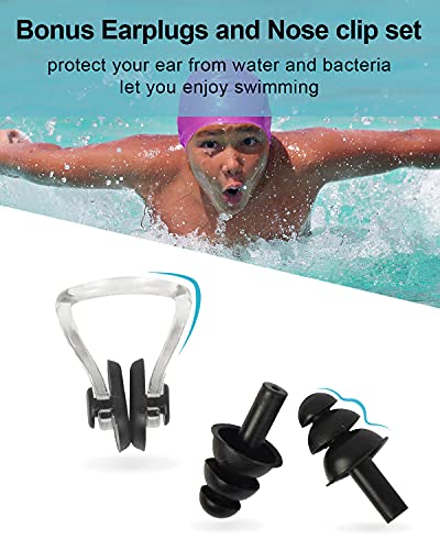 Brdlock Kids Swim Caps For Long Hair, Silicone Swim Cap For Girls Boys Kids Teens With Long Hair, Waterproof Swimming Cap Design For Afro Hair/Curly Hair/Long Hair Extensions (Pink, Small) #TOP4