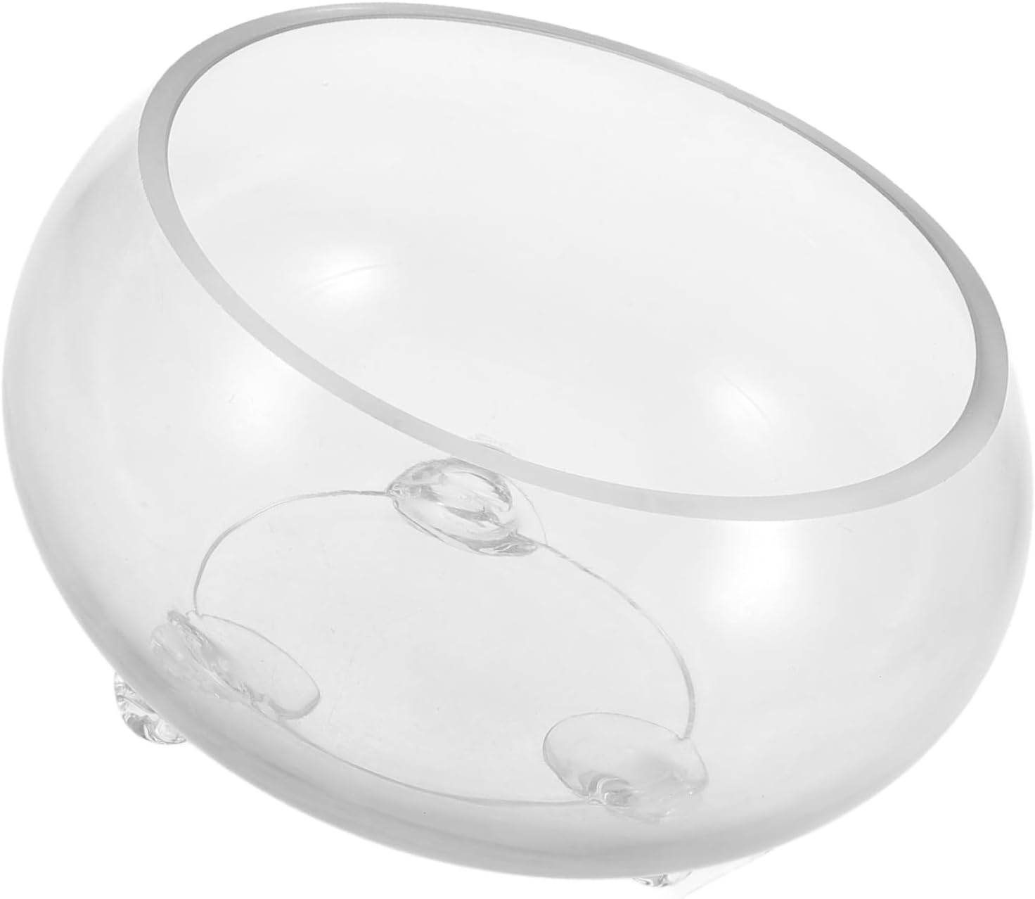 Terrarium Glass Planter Vase Round Bubble Bowl for Hydroponic Plants Fish Unique DIY Centerpiece for Home Office Wedding Decor Safe Easy Care Glass Design