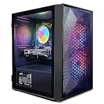 Gaming PC-RX 550 4G GDDR5, Core i5 3.3-3.7GHz-16G RAM, 512G SSD, 600 M WLAN, BT 5.0, RGB Lüfter x 2, W10H64-Gaming Computer Tower-für Gamer und Streaming