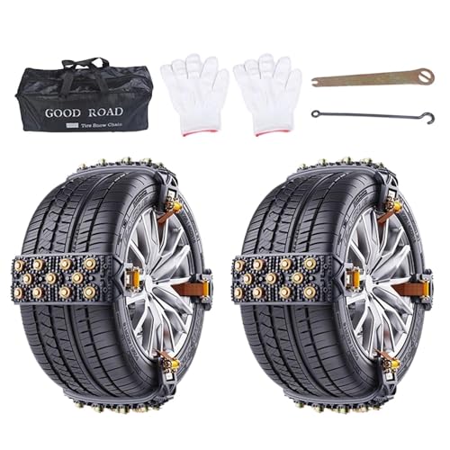 Cadenas de nieve para neumáticos de coche, pinzas de tracción de instalación rápida, calcetines de TPU antideslizantes, correas de garra, seguridad de conducción en invierno para SUV, remolque, césped