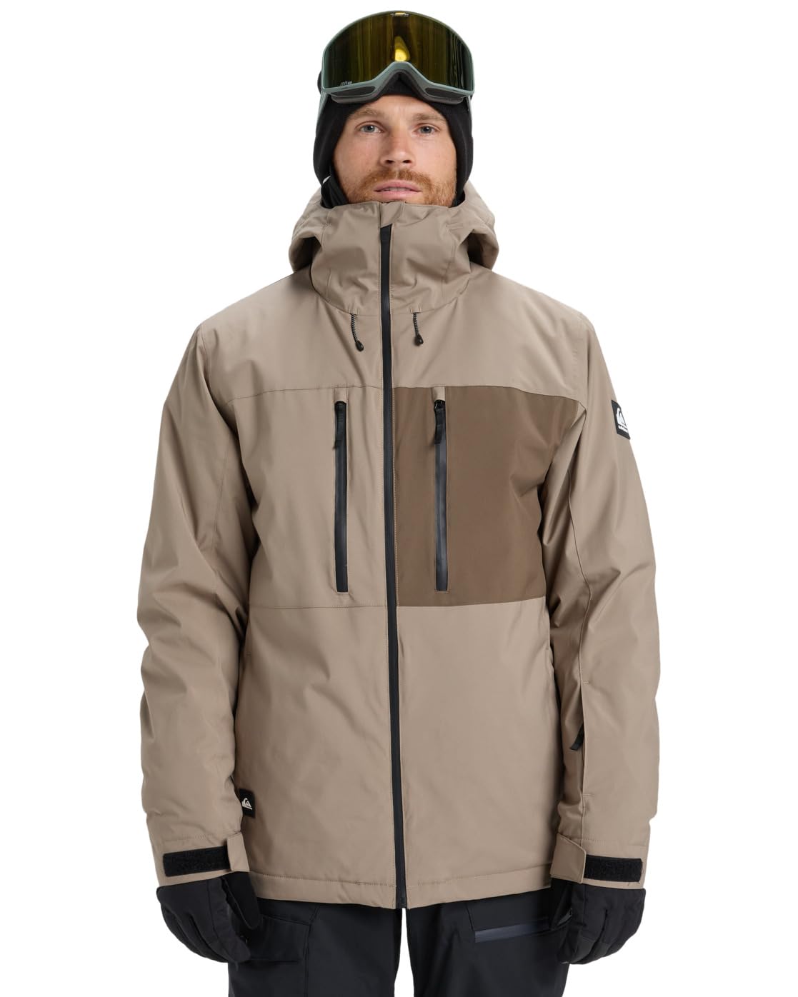 Quiksilver Snow Jacket Sycamore Solid 20K Jacket Men's Beige XL