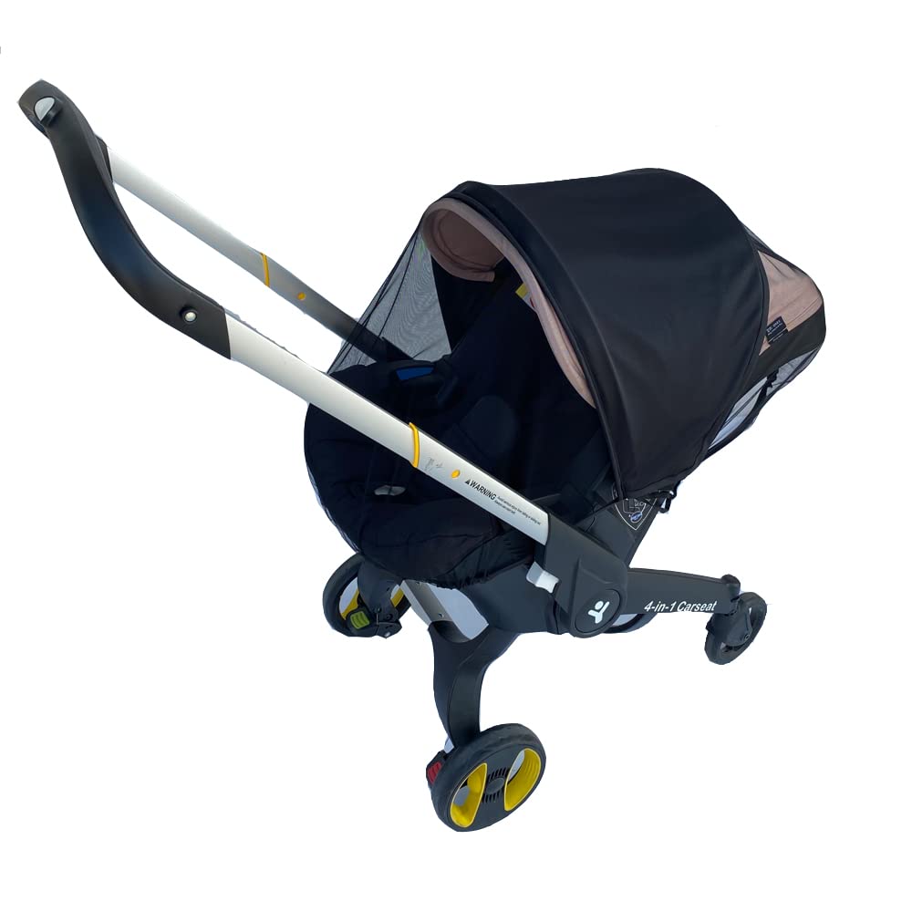 Mosquitera para cochecito de bebé, compatible con el cochecito Doona, mosquitera universal con parasol