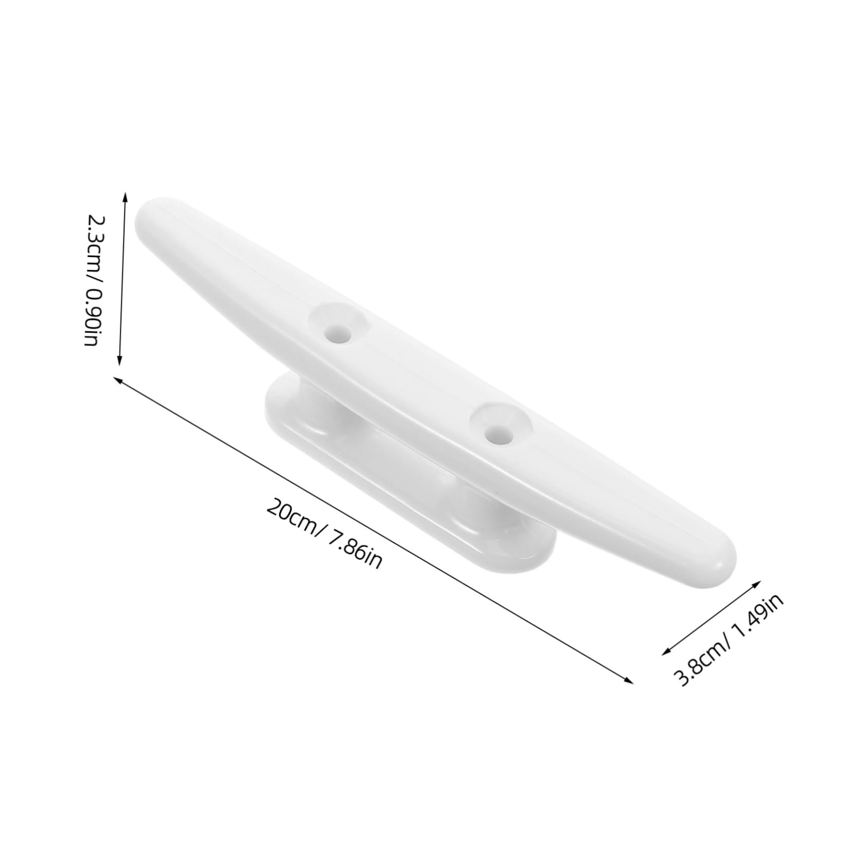 Toddmomy Boat Cleat Durable Nylon Cleat for Secure Docking and Mooring Design for Kayak and Canoe Rope Tie Downs Reliable Boat Accessories