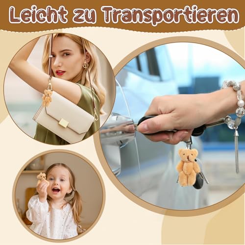 Pocket Hug Positive Mini-Teddybär, Bär In Einer Box Mini-Plüsch Figuren Lustige Teddy-bär Puppe Sorgenbär-Umarmung in Einer Box Kleines Tier Mit Inspirierender Karte für Frauen Babyparty Freunde