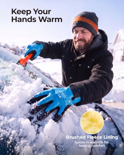 toolant 100% Waterproof Winter Work Gloves, Thermal Insulation with Grip - image 3