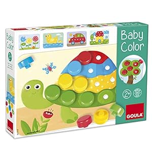 Goula 53140 Baby Color Houten Puzzel Peuter Speelgoed Kinderen vanaf 2 jaar Nederlands Educatief Speelgoed