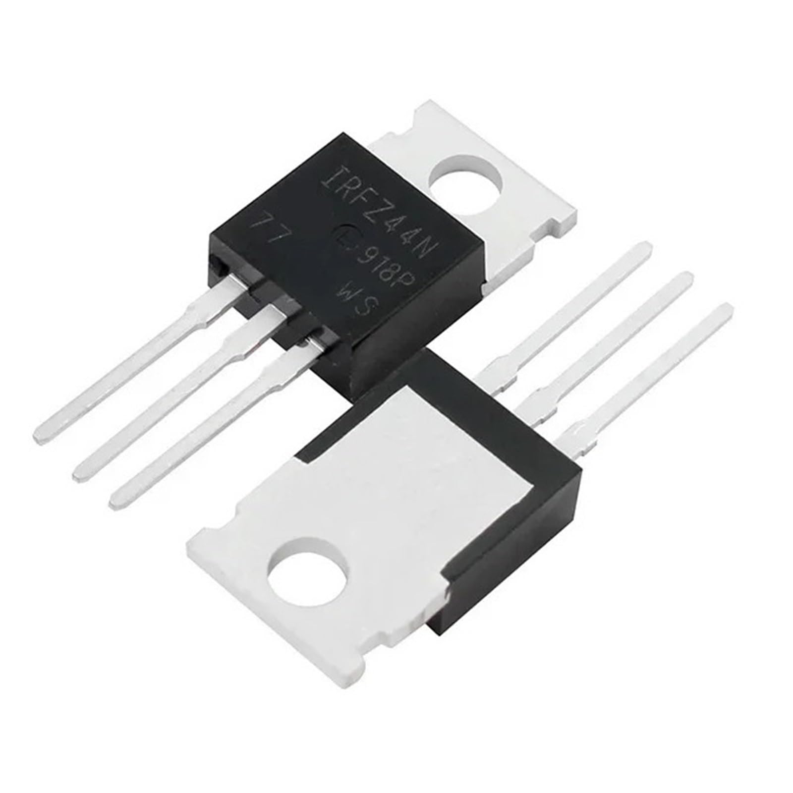 Lot de 10 transistors de puissance MOSFET IRFZ44N au format standard TO-220 49 A