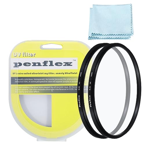 Filtre de protection UV 95mm en aluminium PATIKIL pour objectif photo (Lot de 2)