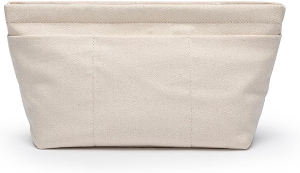 YONBEN Tote Purse Insert Handbag Organizer Shaper Handbag Liner Bag in Bag Divider Organizer Insert (S-With Zipper)