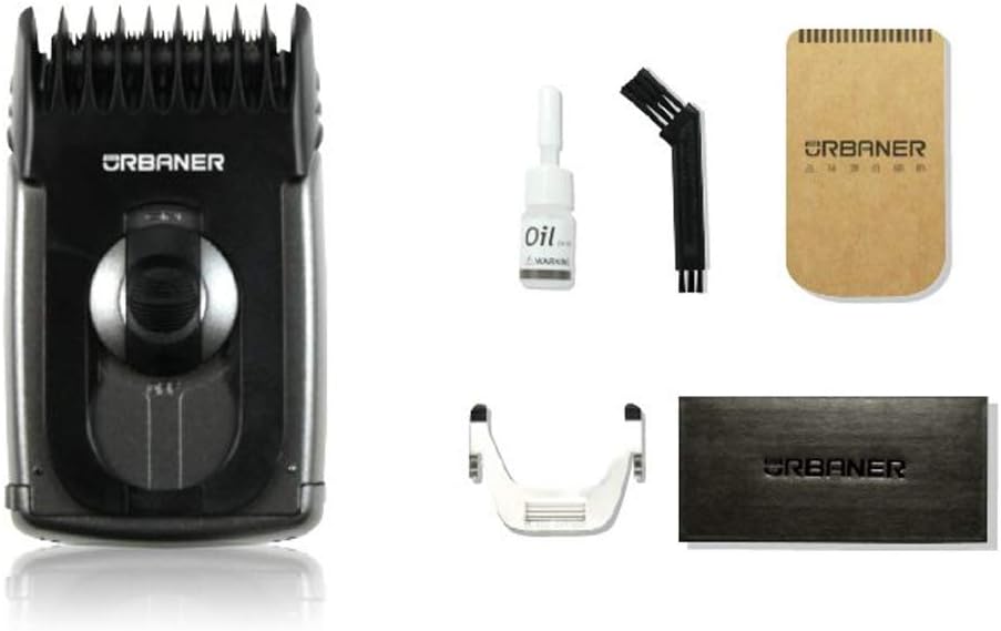 URBANER MB-045 Men's Beard Trimmer for Hair/Head Trimming, Compact Travel Trimmer with 5 Adjustable Length Settings
