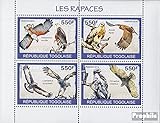 Gebiet: Togo Prophila Collection Togo 3439-3442 Kleinbogen (kompl.Ausg.) 2010 Greifvögel (Briefmarken für Sammler) Vögel