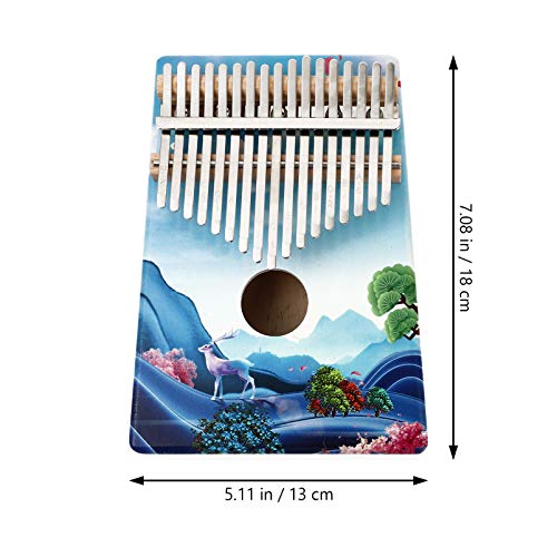 BIENKA 6 pièces 17 Touches Pouce Piano Bois Kalimba Doigt Piano Instrument Jouets éducatifs for Enfants Adultes Piano - Les Beatles, Paul McCartney, John Lennon, RIngo Starr, George Harrison BIENKA 6 pièces 17 Touches Pouce Piano Bois Kalimba Doigt Piano Instrument Jouets éducatifs for Enfants Adultes Piano – Image 3