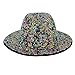 TOP HEADWEAR Fashion Bling Rhinestone Studded Wide Brim Womens Fedora Panama Hat - Multicolor