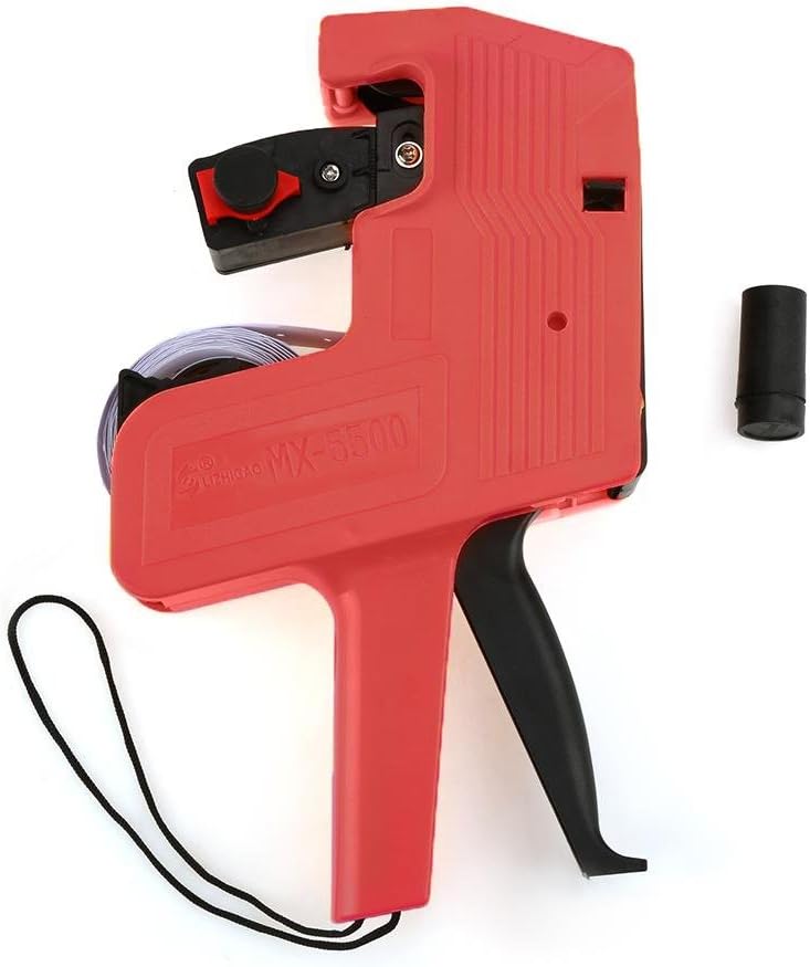 pistole con cartellino del prezzo