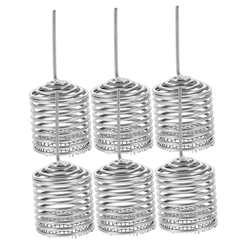 TOYANDONA 6pezzi Scatola Per Fertilizzanti in Acciaio Resistente Per Bonsai Contenitore Per Fertilizzanti Coperchio Mini Cestini Per Da Piantagione Per Piante Succulente