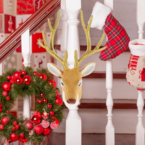 Estatua de reno simulada de lana, el detalle ideal para regalar en Navidad 8