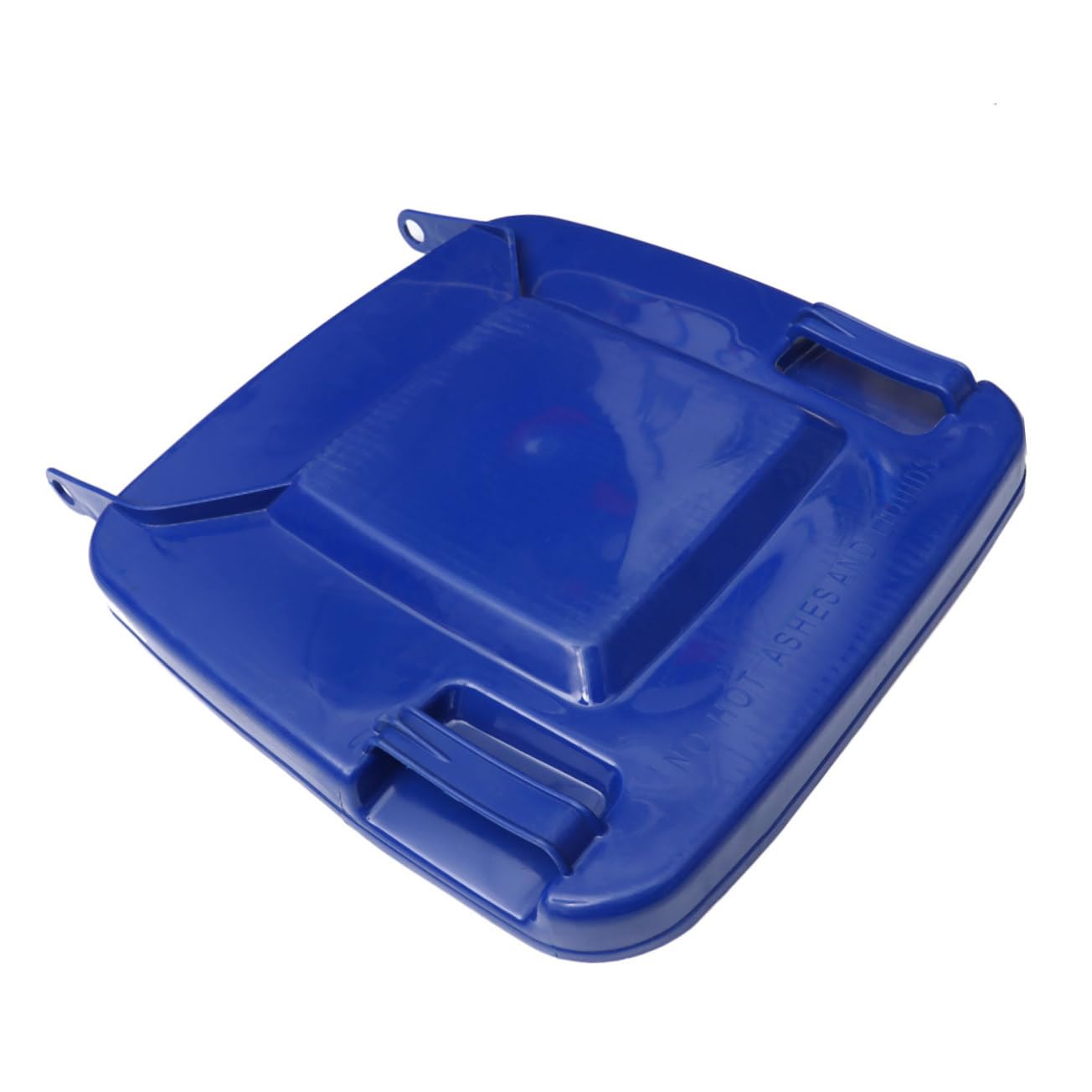 KOMBIUDA 1Pc Large Plastic Trash Can Lid Outdoor Waste Bin Cover Replacement Lid for Trash Can and Lightweight Dustbin Accessory Blue