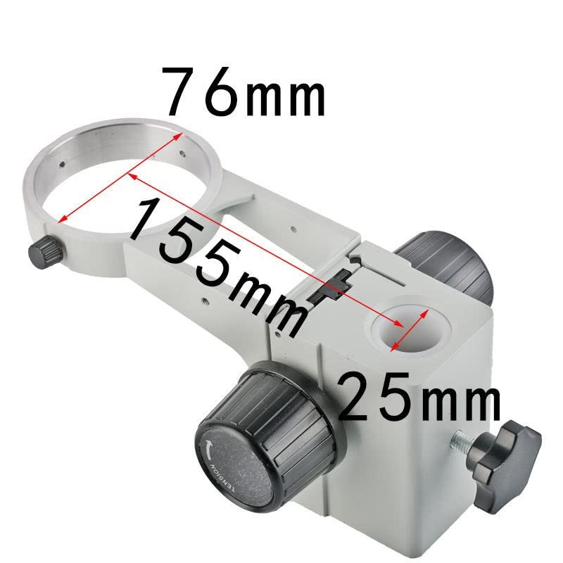 Microscope 3.5X 7X 45X 90X Simul-Focal Trinocular Stereo Microscope Head Continuous Zoom WF10X/20MM Eyepiece Auxiliary Objective Lens(7X-90X WH)
