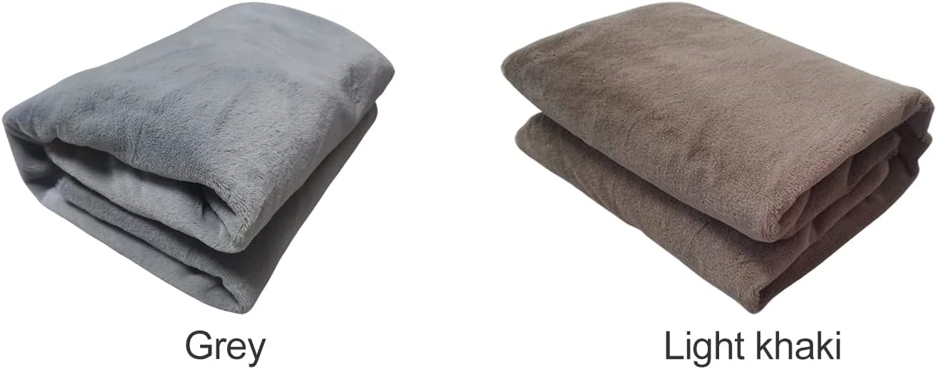review Heated Blanket Electric Throw 51x44In, Electric Warm Blanket Super Soft Flannel Blanket Fast Heating Blanket with 3 Heating Levels, Machine Washable Heated Throw Cover for Home Office, Grey