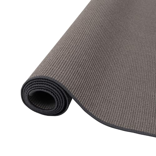 DEKOWE Sisal Natur Teppich Anthrazit in 24 Größen - 4