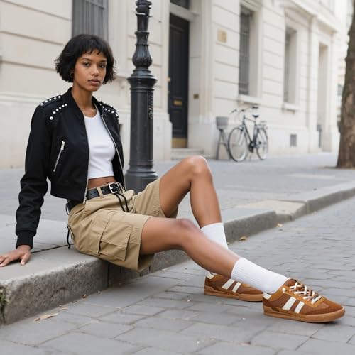 Fashion Sneakers for Women Tennis Breathable Close Toe Lace up Womens Sneakers 6