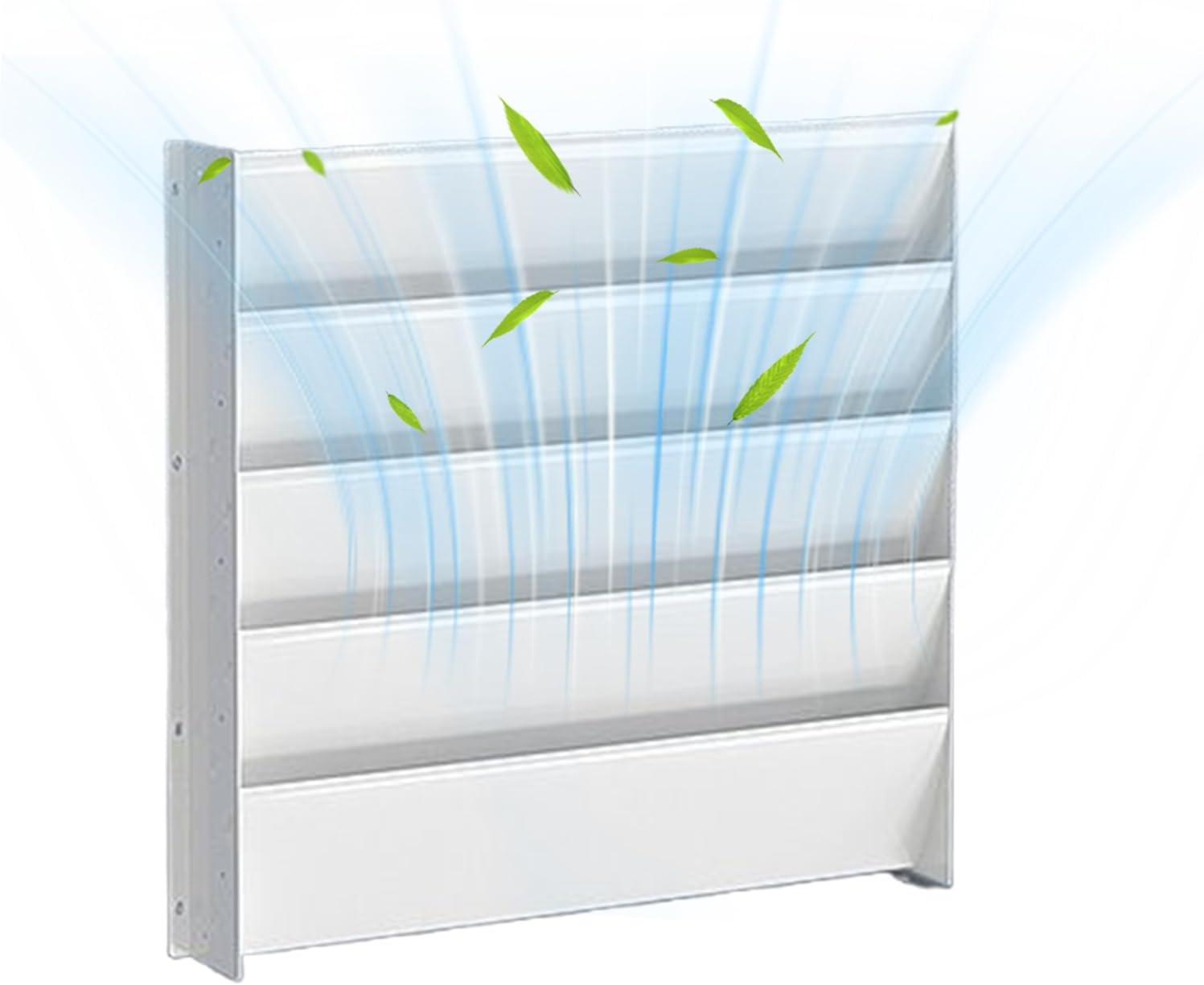 Air Conditioner Vent Deflector - Ac Outdoor Unit Air Outlet Baffle | Guide Cover Deflector for Duct Ceiling Panels Floor Vents Window Heater Home