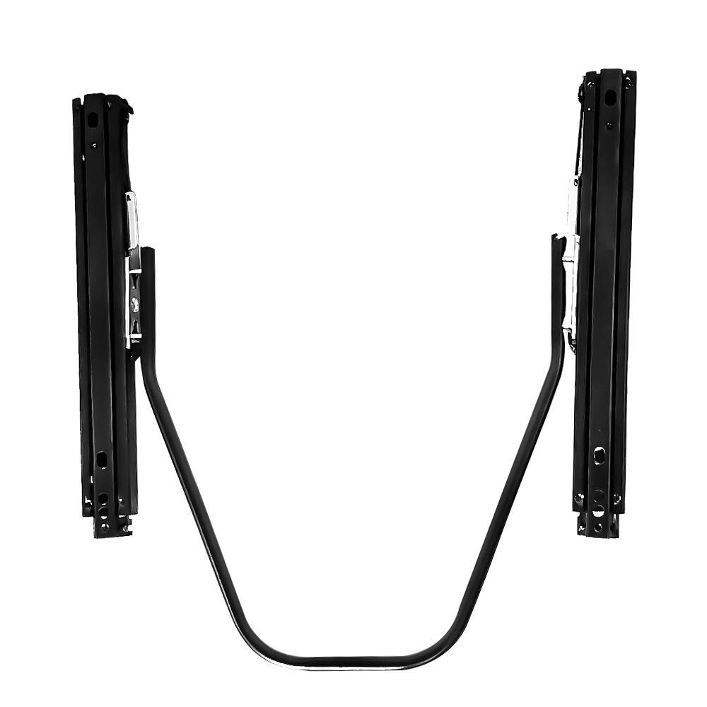 IKON MOTORSPORTS Racing Seats Dual Slider, Universal 16 Inch Steel Lock Adjustable Track Kit