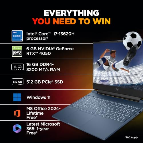 HP Victus 15 Smartchoice i7-13620H RTX 4050 16GB 512GB 144Hz Blue - Image 6
