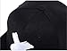 Quanhaigou Unisex Snapback, Adjustable Big Cross Dad Hat Hip Hop Flat Bill Baseball Cap (Black White)