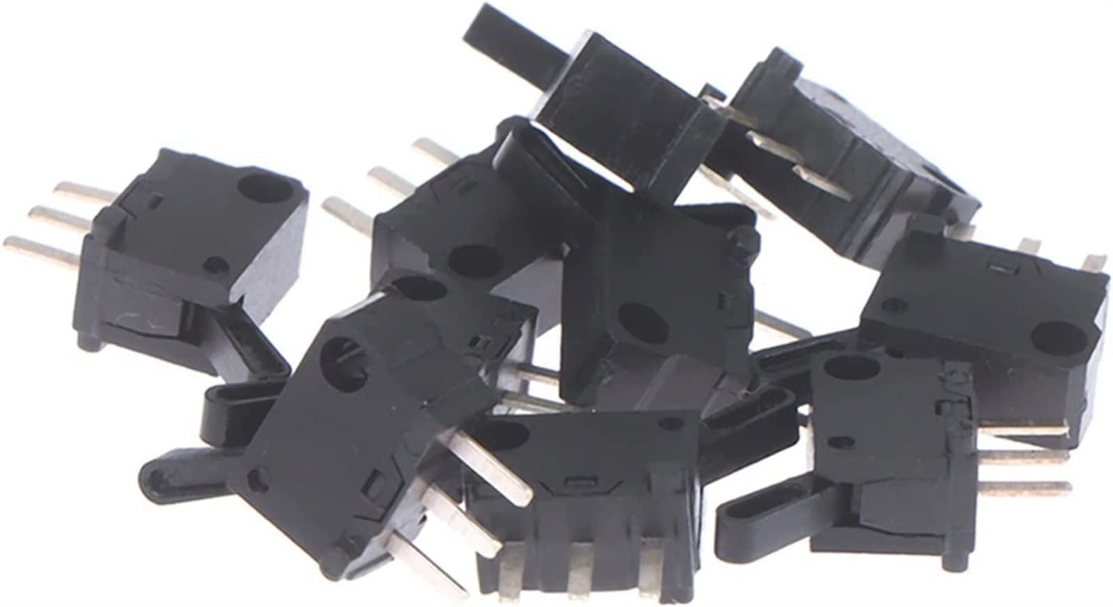 Petit interrupteur de limite noir miniature à 3 broches pour projet DIY électronique