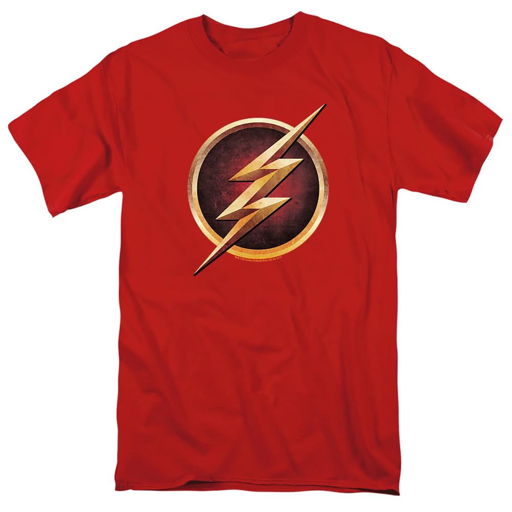 The Flash TV Series Logo Maroon T Shirt
