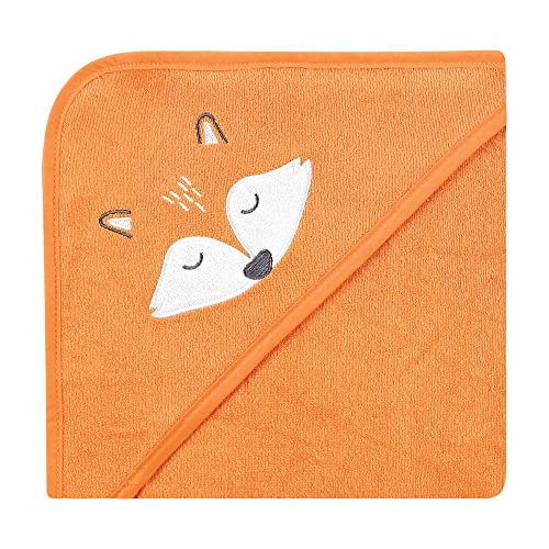 Image of Hudson Baby Unisex Baby Animal Hooded Towel 3pk and 15 Washcloths, Woodland, One Size