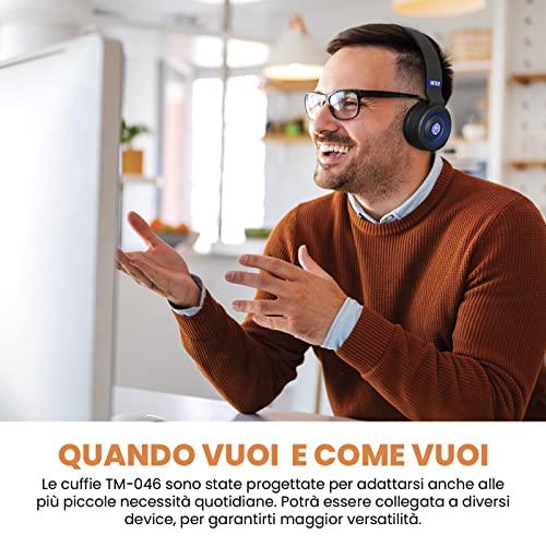 Inter Wireless Headphones Over-Ear Wireless Headphones, Foldable Wireless Bluetooth Headphones - Image 4