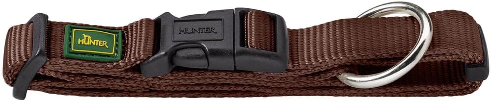 hunter Vario-Plus Nylon Collar, 20/40 x 55 cm, Medium, Brown